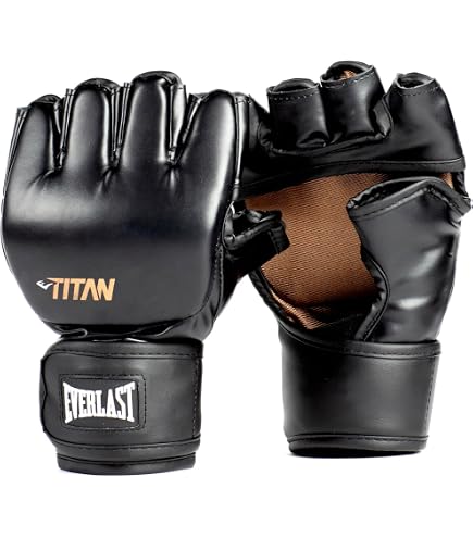 Everlast Titan Hybrid Gloves – Knuckle Padding, Ergonomically